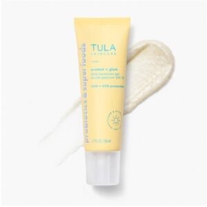 Tula Protect And Glow Probiotic And Superfood Sunscreen Gel Protects Blue Light